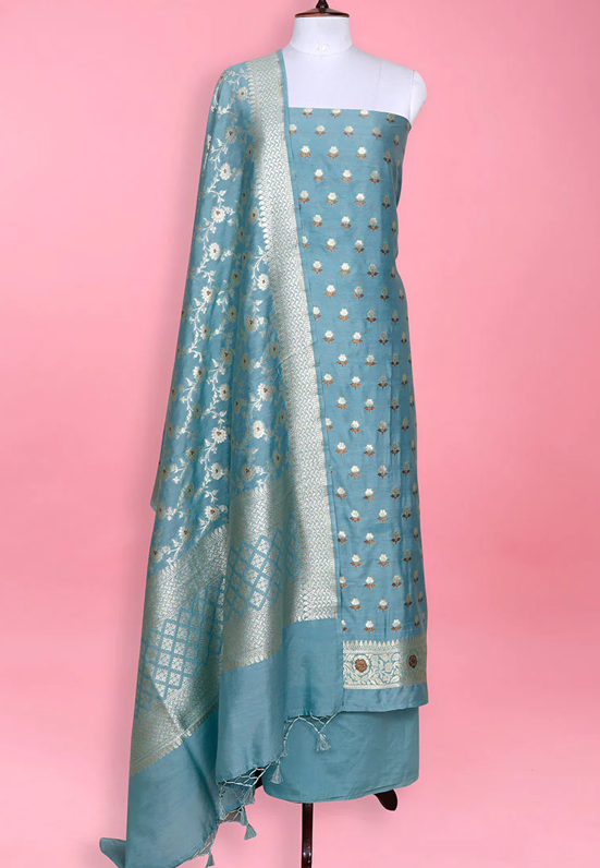 Unraveling Elegance: Unstitched Suit Sets Online by Chinaya Banaras
